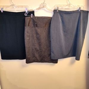 Pencil Skirts bundle of 3 NY & Co, B-wear